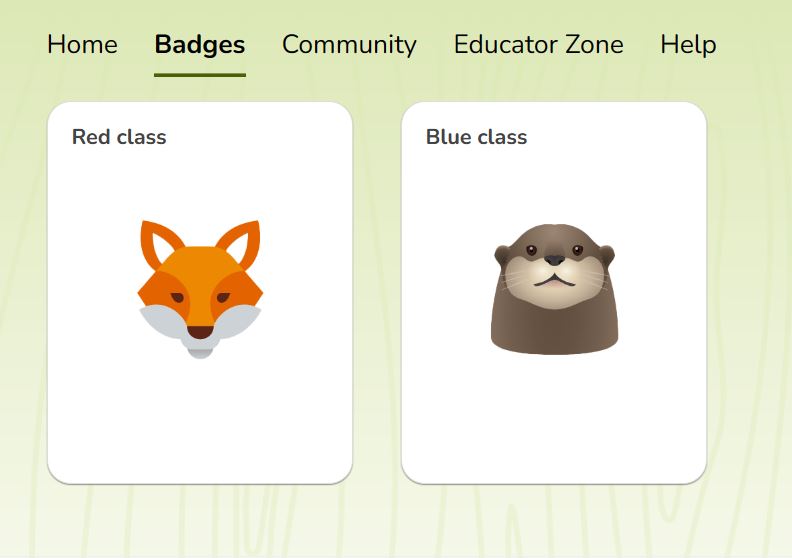 Class button