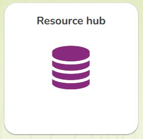 Resource hub button